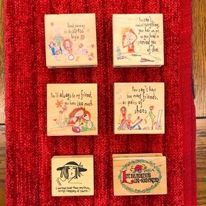 Girlfriend Rubber Stamps Total # 6